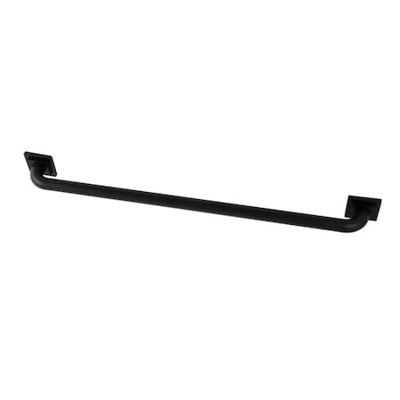 Kingston Brass DR614320 32-Inch x 1-1/4-Inch O.D Grab Bar, Matte Black DR614320